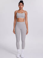 Criss-Cross Back Cami and Seamless Leggings Active Set