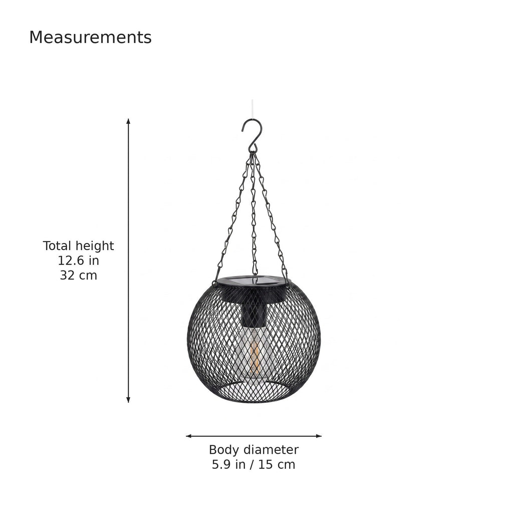 Cranbrook Mesh Solar Garden Lantern