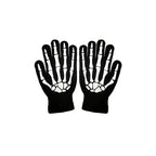 Halloween's Grim Reaper Costume with Glowing Eyes and Skeleton Gloves
