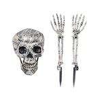 Halloween's Realistic Skeleton Stakes for Outdoor Lawn Decor