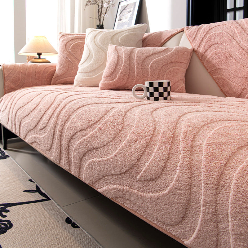 Jacquard Velvet Sofa Cushion New Autumnwinter Thickened