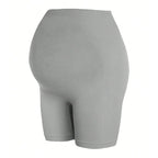 Maternity Support Shorts – High Waisted Over the Bump Soft Stretch Pregnancy Shorts