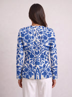 Women's Floral Button Front Cardigan Resort Vacation Top