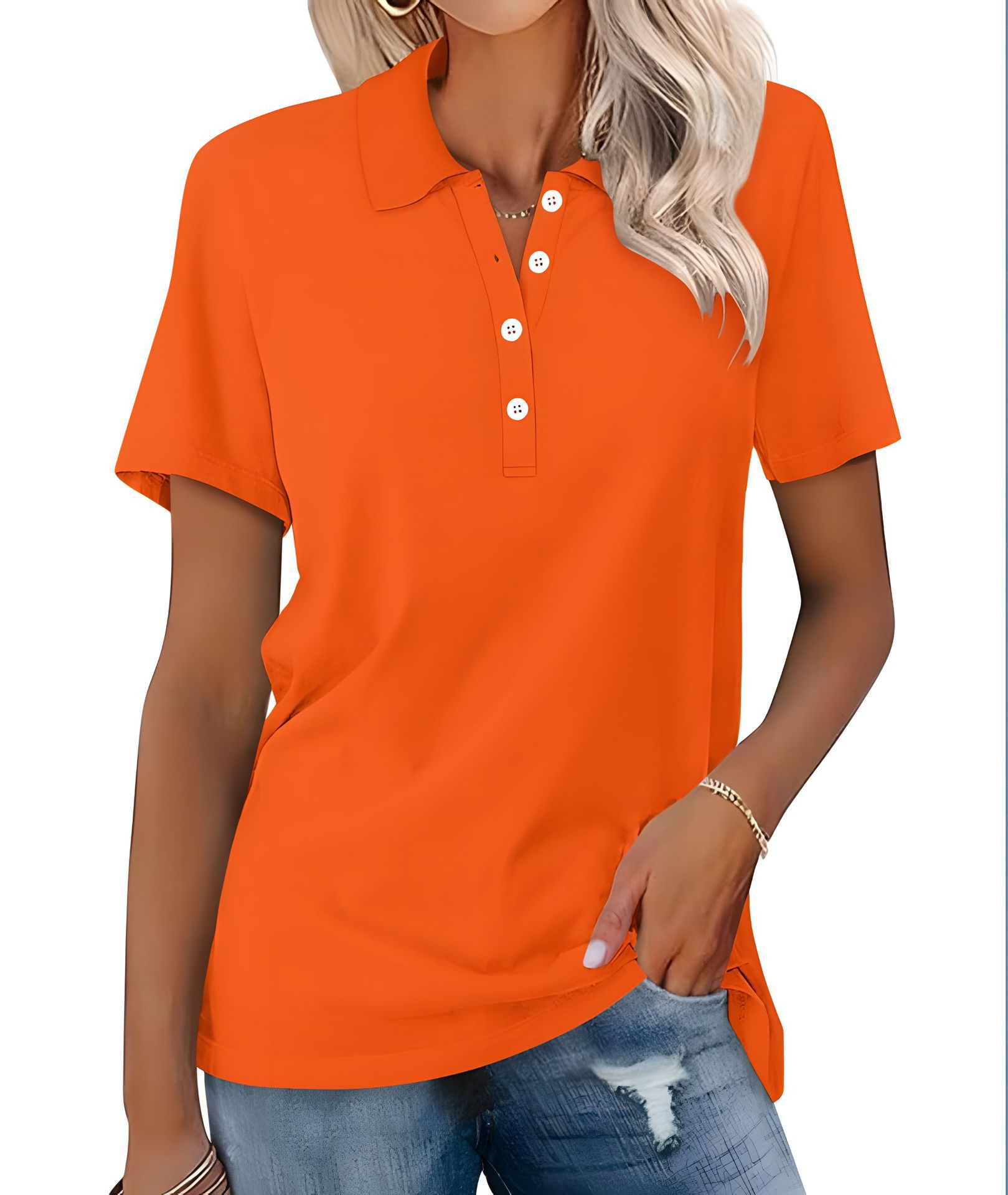 Slim Fit Women’s Short Sleeve Casual Fashion Top – Everyday Style