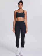 Criss-Cross Back Cami and Seamless Leggings Active Set