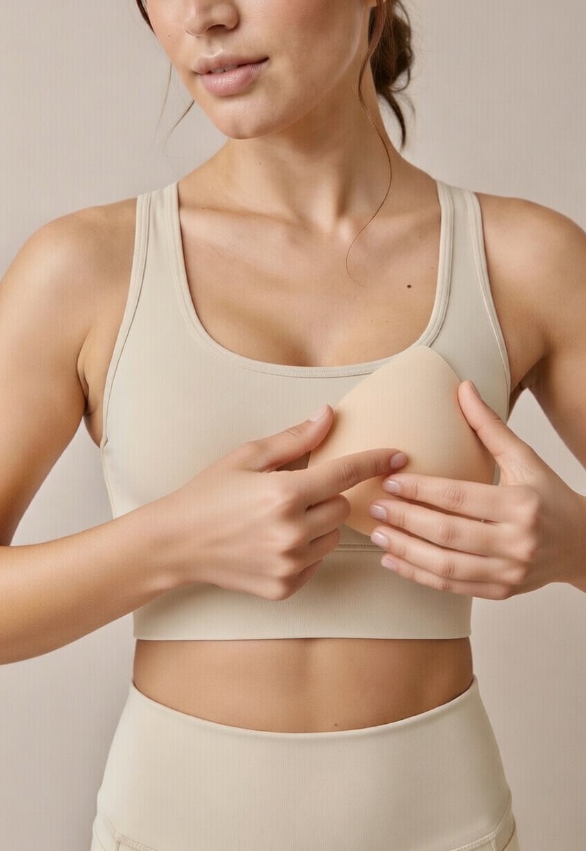 Removable Bra Pad Inserts for Onesie & Sports Bra