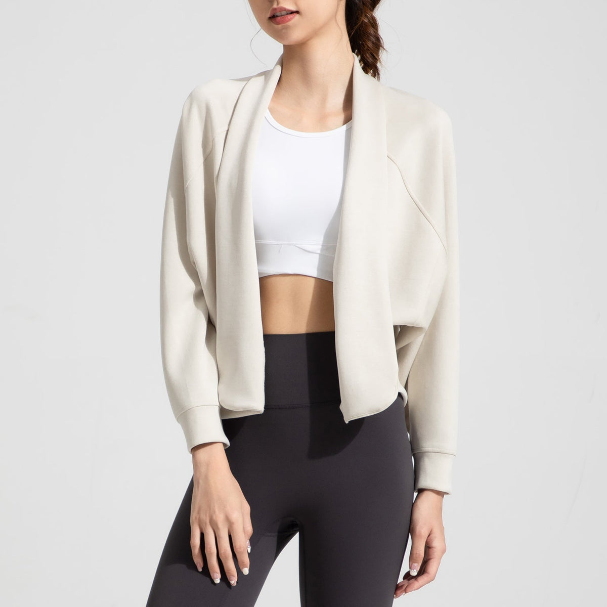 The Cloud Breathable Modal Air-Layer Athleisure Cardigan