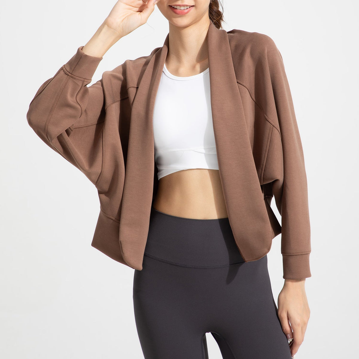 The Cloud Breathable Modal Air-Layer Athleisure Cardigan