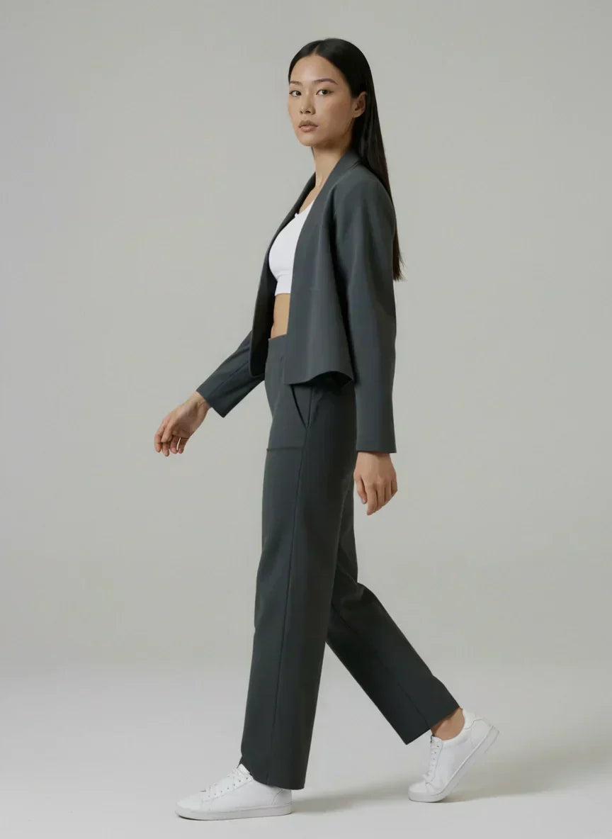The Cloud Breathable Modal Air-Layer Athleisure Cardigan