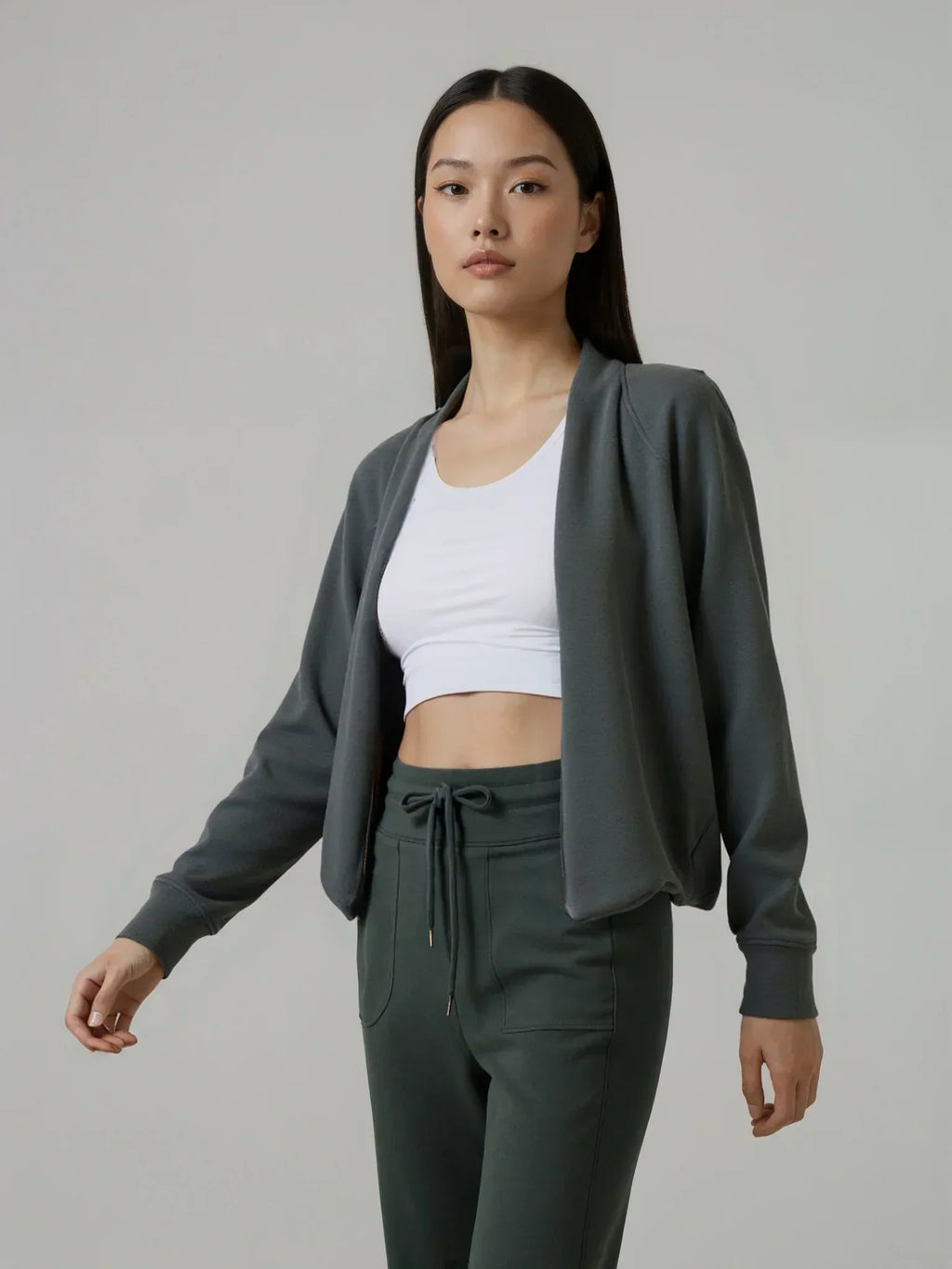 The Cloud Breathable Modal Air-Layer Athleisure Cardigan