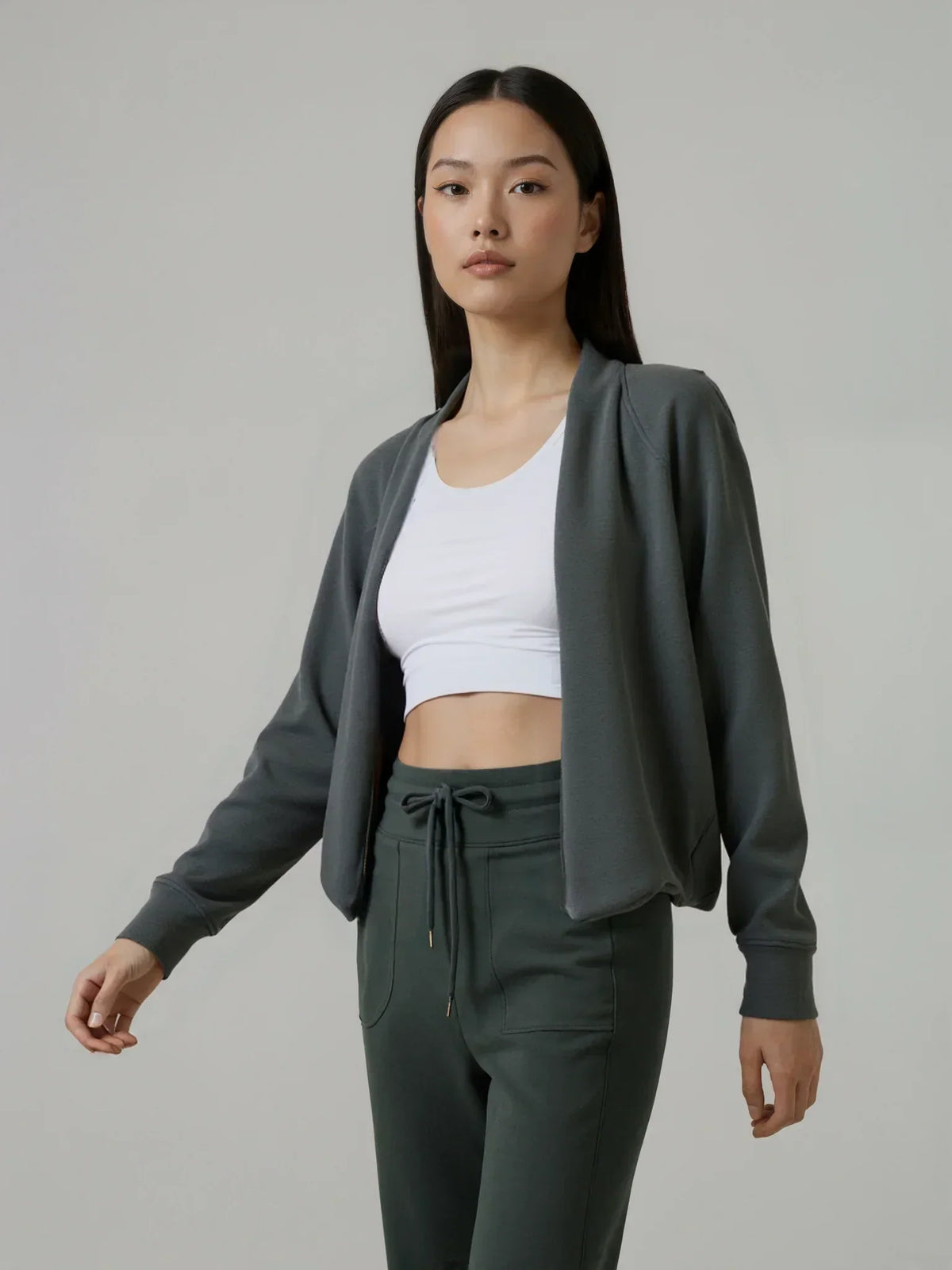 The Cloud Breathable Modal Air-Layer Athleisure Cardigan