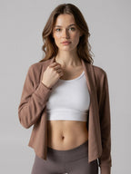 The Cloud Breathable Modal Air-Layer Athleisure Cardigan