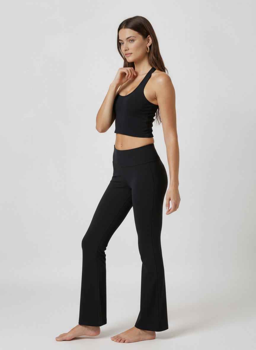 Power Up Seamless High-Waist Flared Yoga Leggings