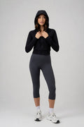 HydroCool High-Waist Cropped Leggings Squat-Proof Tights