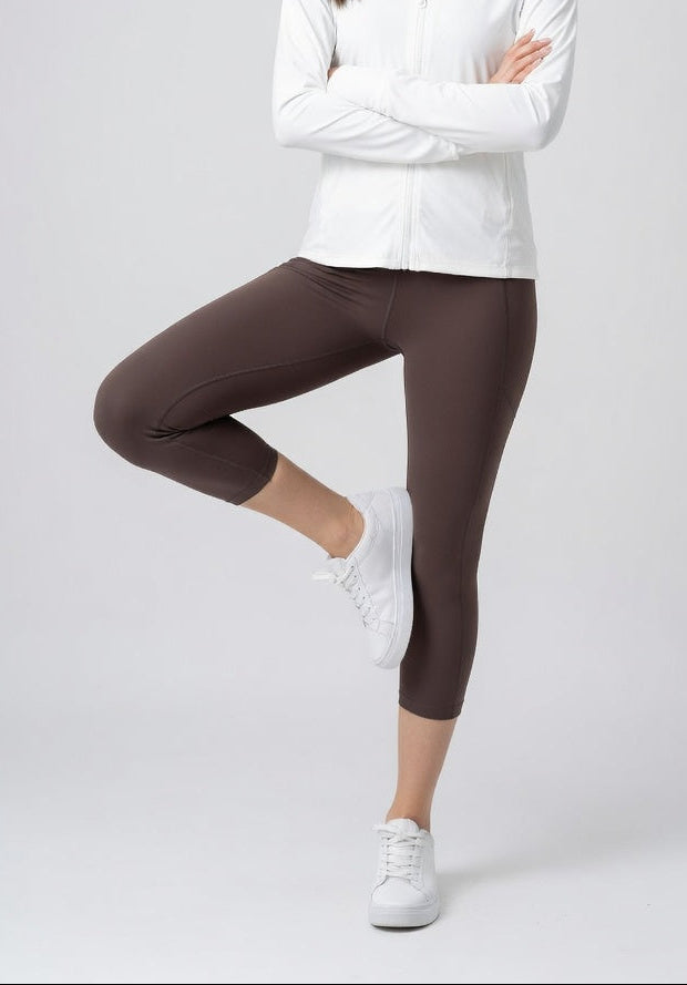 HydroCool High-Waist Cropped Leggings Squat-Proof Tights