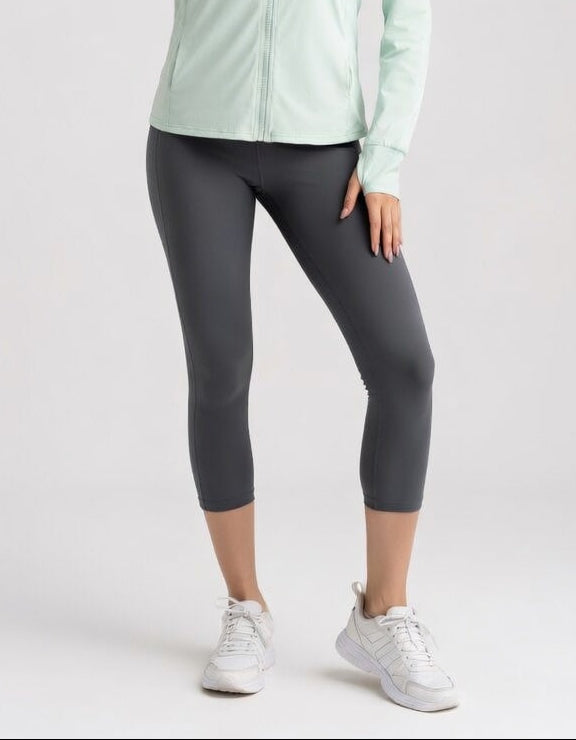 HydroCool High-Waist Cropped Leggings Squat-Proof Tights
