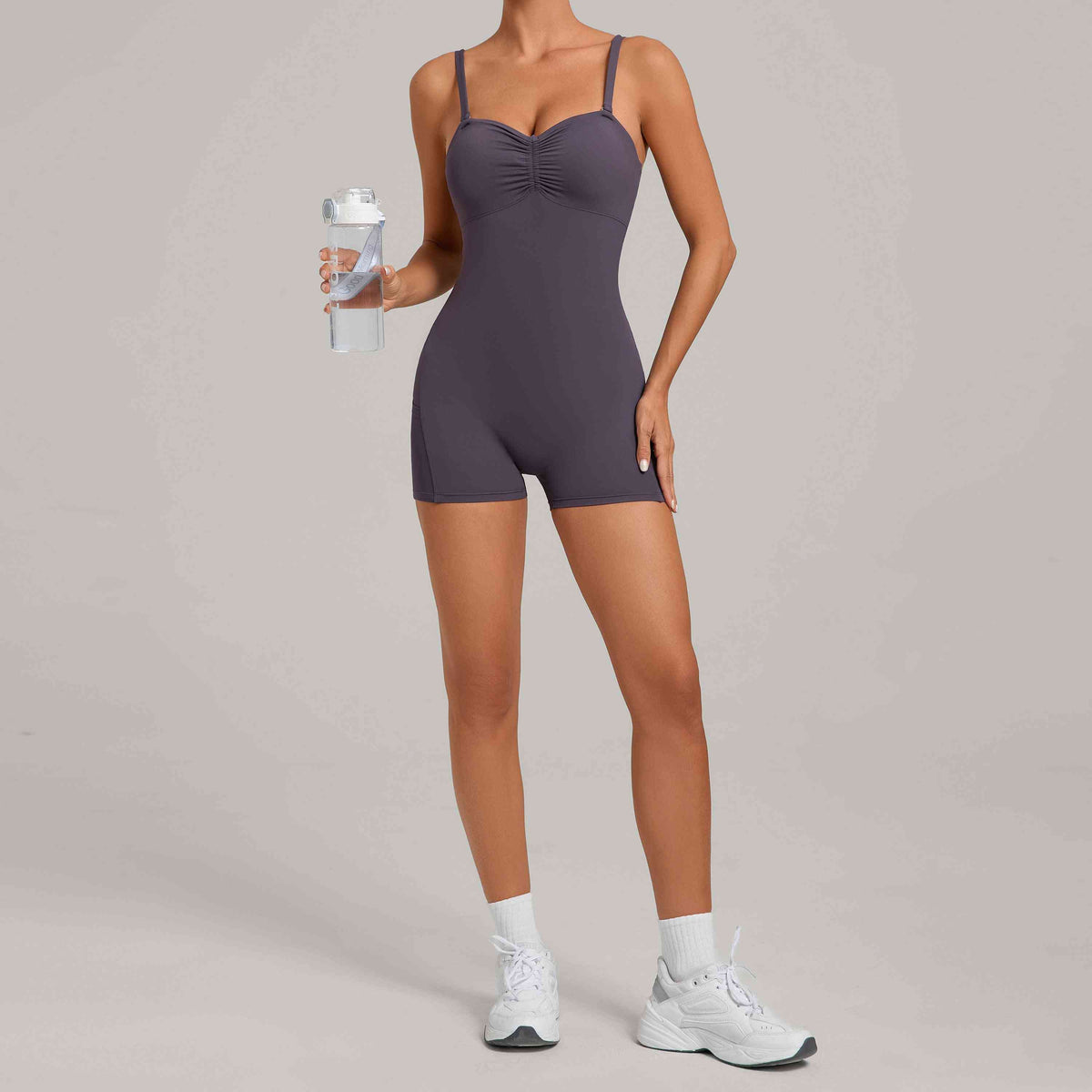 Multi-Way Active Bodysuit with Side Pockets