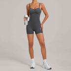 Multi-Way Active Bodysuit with Side Pockets