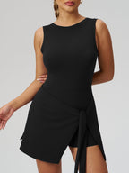 The Grace Skirted Onesie Backless Tennis Workout Romper
