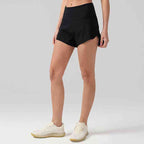 Speed Up Lightweight Athletic Running Shorts with Zip Pocket