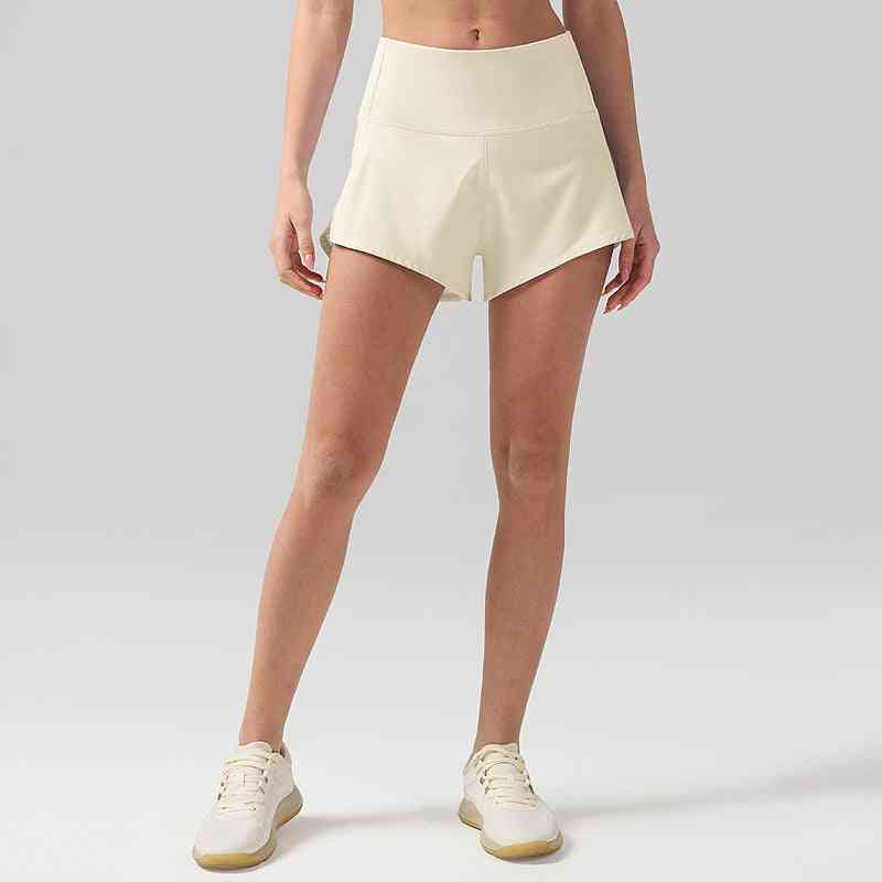 Speed Up Lightweight Athletic Running Shorts with Zip Pocket