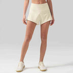 Speed Up Lightweight Athletic Running Shorts with Zip Pocket