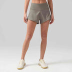 Speed Up Lightweight Athletic Running Shorts with Zip Pocket