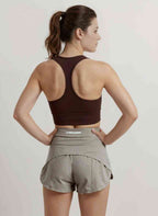 Speed Up Lightweight Athletic Running Shorts with Zip Pocket