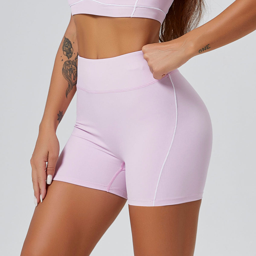 The Rhythm Color Block High-Waist Seamless Biker Shorts