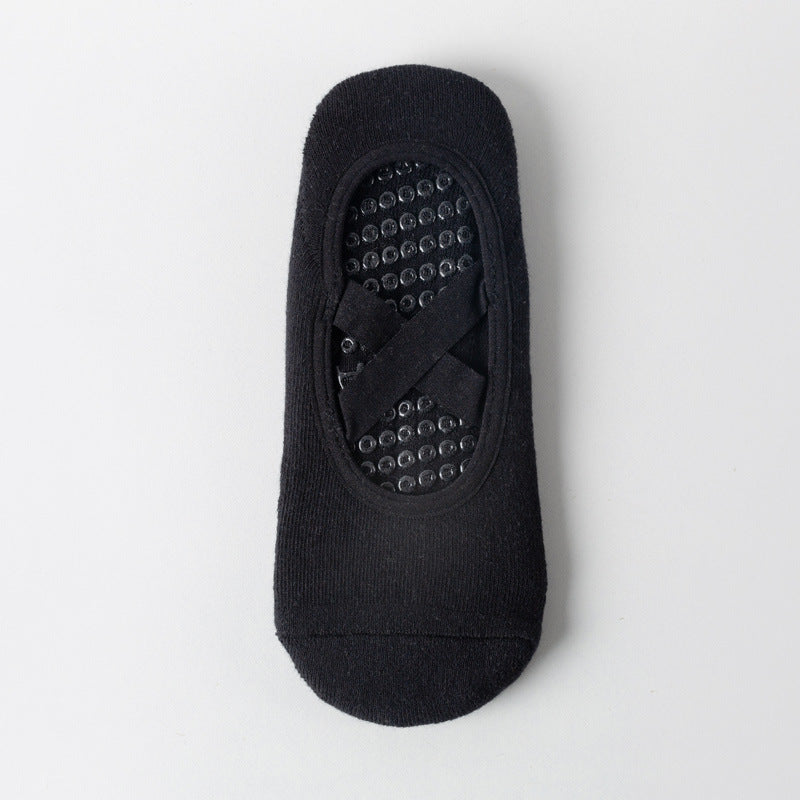 Cross-Strap Non-Slip Yoga Grip Socks