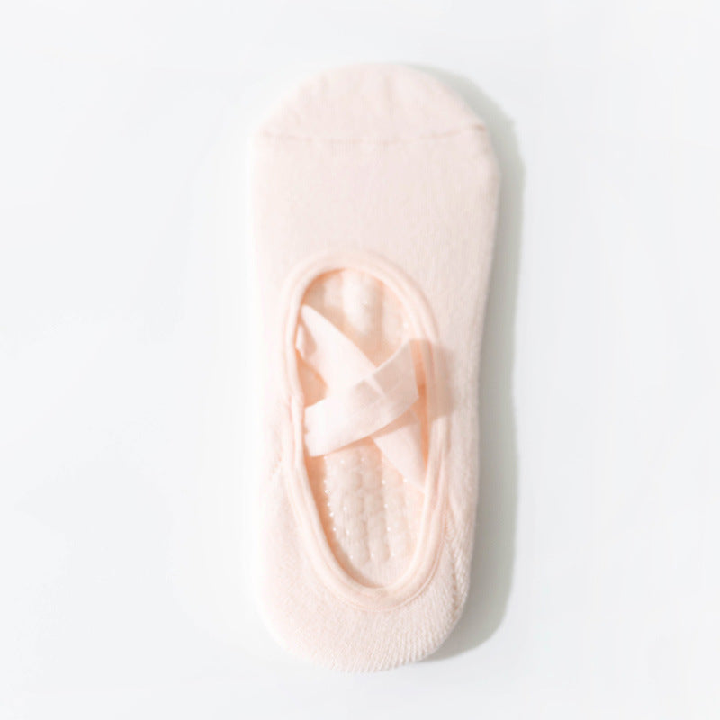 Cross-Strap Non-Slip Yoga Grip Socks