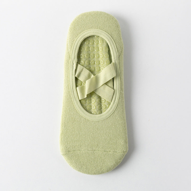 Cross-Strap Non-Slip Yoga Grip Socks
