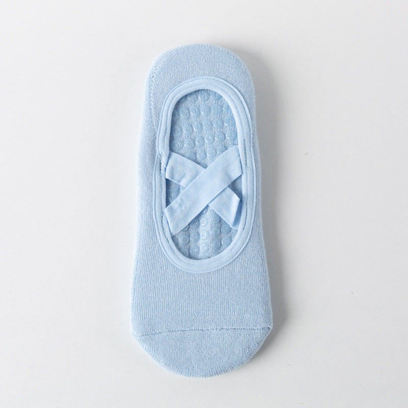 Cross-Strap Non-Slip Yoga Grip Socks