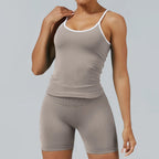 Elevate Seamless High Support Longline Sports Bra with Deep U-Back