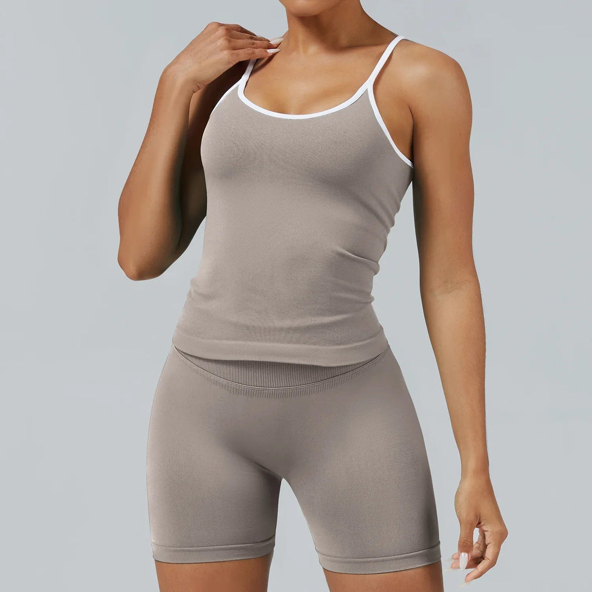 Elevate Seamless High Support Longline Sports Bra with Deep U-Back