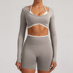 Elevate Seamless High Support Longline Sports Bra with Deep U-Back