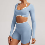 Elevate Seamless High Support Longline Sports Bra with Deep U-Back