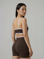 Elevate Seamless High Support Longline Sports Bra with Deep U-Back