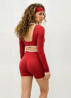Elevate Seamless High Support Longline Sports Bra with Deep U-Back