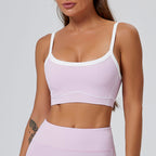 The Rhythm Color Block High-Support Athletic Sports Bra