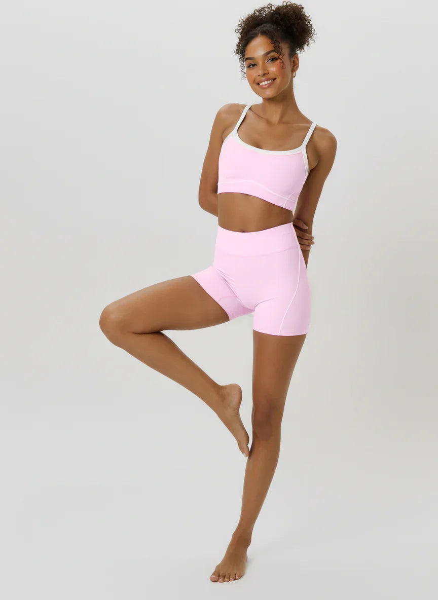 The Rhythm Color Block High-Support Athletic Sports Bra