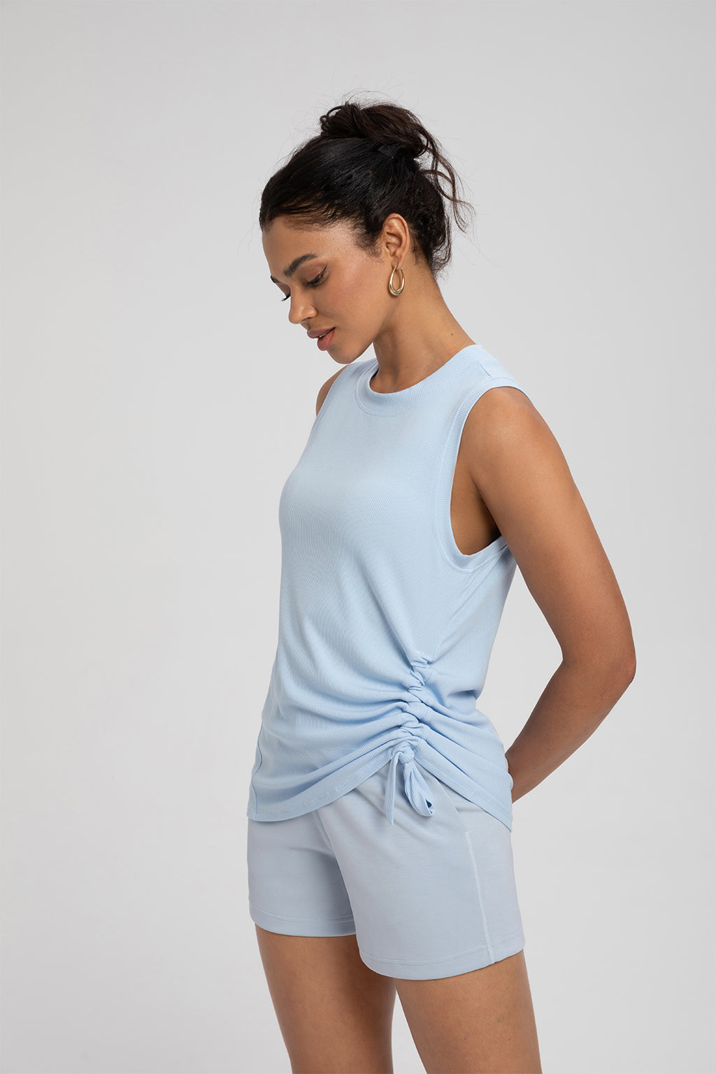The Adapt Cinch-Waist Modal Running Tank Top