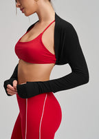 FlowWrap Long Sleeve Bolero Shrug Sports Cover Up Top