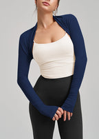 FlowWrap Long Sleeve Bolero Shrug Sports Cover Up Top