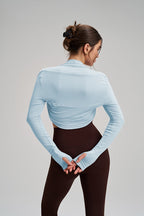 FlowWrap Long Sleeve Bolero Shrug Sports Cover Up Top