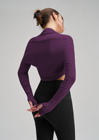 FlowWrap Long Sleeve Bolero Shrug Sports Cover Up Top