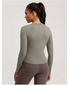 The Infinity Modal Henley Athleisure Shirt Top