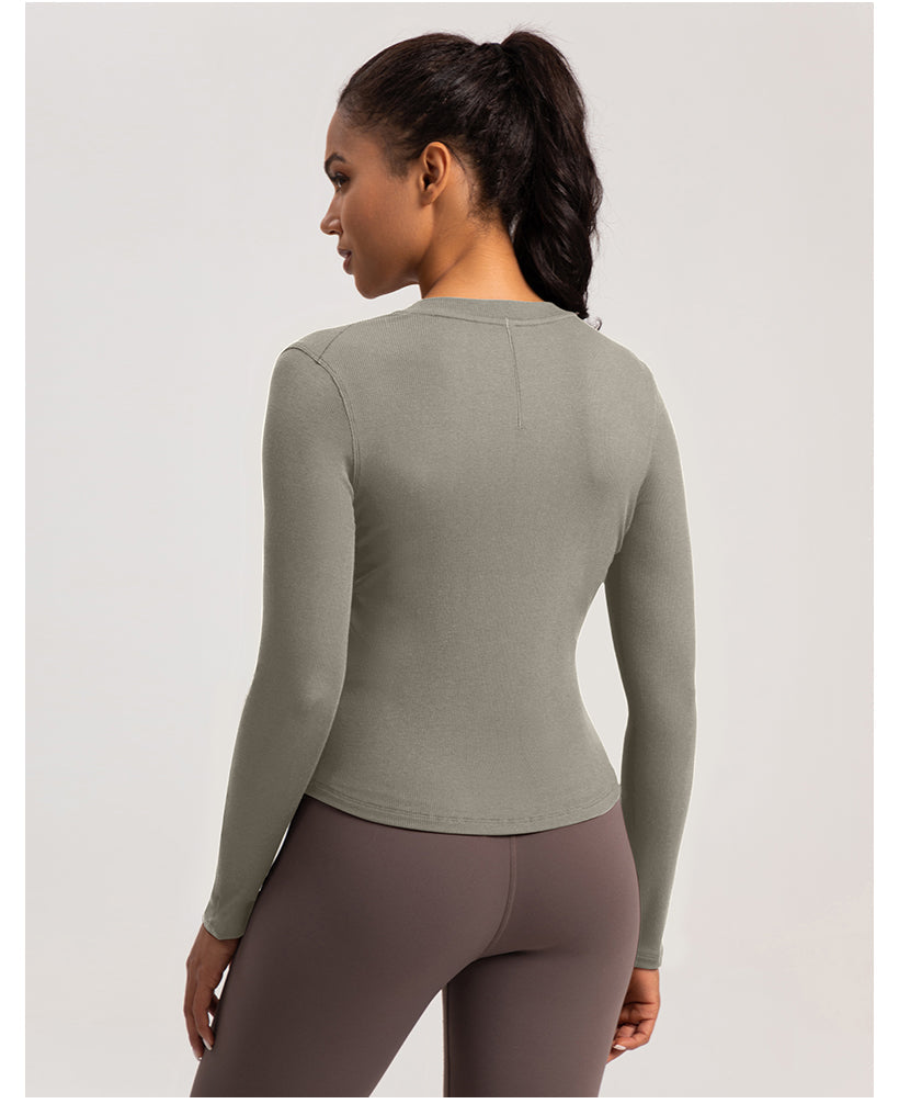The Infinity Modal Henley Athleisure Shirt Top