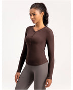 The Infinity Modal Henley Athleisure Shirt Top