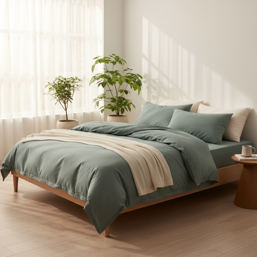 Aloe Cotton Bed Sheet – Soft Breathable Dorm Bedding